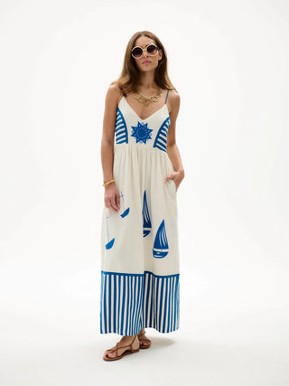 Carolina K Amelia Dress, Gardenia