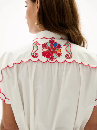 Carolina K Valerie Dress, Off White