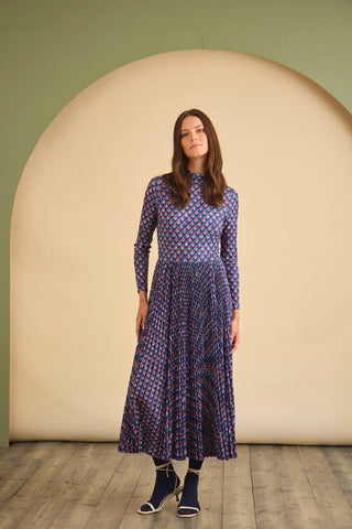 Hunter Bell Sabine Dress, Autumn Fleur Navy
