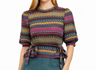 Anna Cate Alexa Sweater, Multi Mix