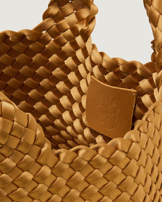 Naghedi St. Barths Petite Satin Tote, Ore