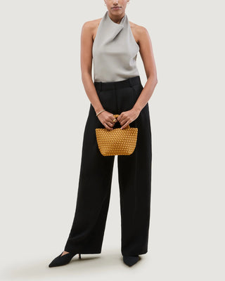 Naghedi St. Barths Petite Satin Tote, Ore