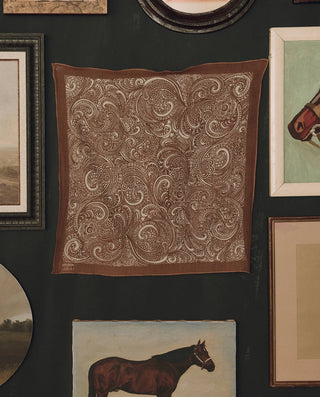 The Great The Stetson Western Paisley Scarf, Rust