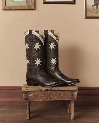 The Great x Stetson Cowboy Boot, Brown Floral