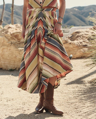 The Great The Rhythm Skirt, Davenport Stripe