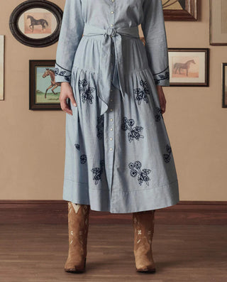 The Great x Stetson Cowboy Boot, Tan Floral