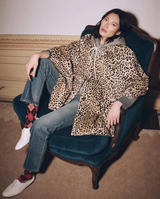 The Great The Swingy Cape, Vintage Leopard