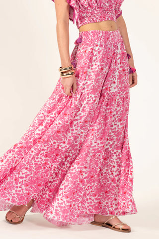 Poupette St Barth Soledad Pants, Pink Aquaflora