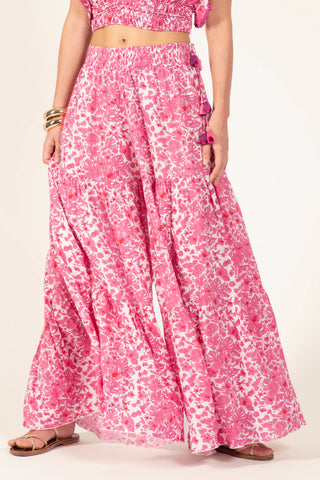 Poupette St Barth Soledad Pants, Pink Aquaflora