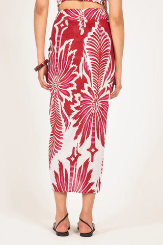 Poupette St Barth Uma Skirt, Bordo Cartagena