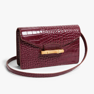 Pamela Munson The Jackie Crossbody Clutch, Chocolate