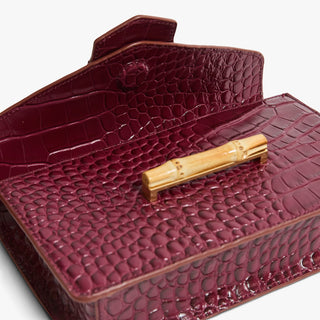 Pamela Munson The Jackie Crossbody Clutch, Chocolate