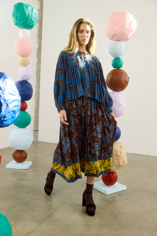 Hunter Bell Berkman Skirt, Wild Vine Brown