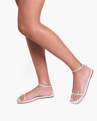 Tkees Square Toe Twiggy, Cream