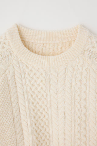 Moussy Vintage MV Panel Cable Po, Ivory