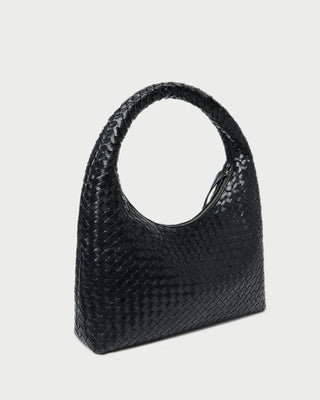 Loeffler Randall Willow Woven Hobo, Black