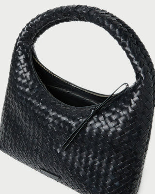 Loeffler Randall Willow Woven Hobo, Black