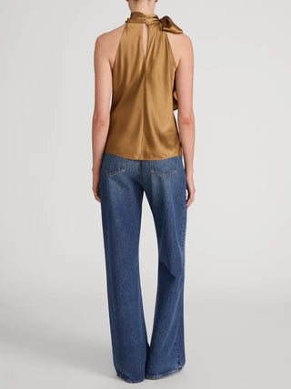 Frame The Ribbon Top, Dark Gold