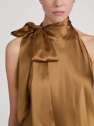 Frame The Ribbon Top, Dark Gold