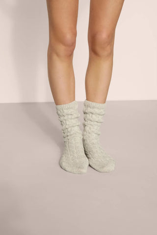Eberjey Cozy Socks, Light Heather Grey