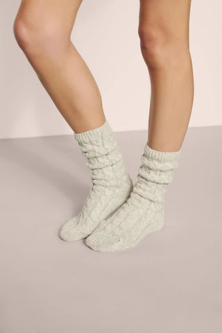 Eberjey Cozy Socks, Light Heather Grey
