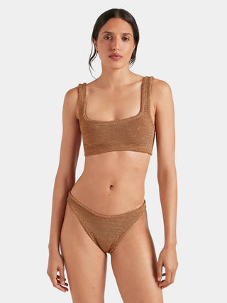 Hunza G Xandra Bikini, Metallic Cocoa