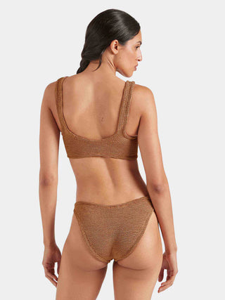 Hunza G Xandra Bikini, Metallic Cocoa