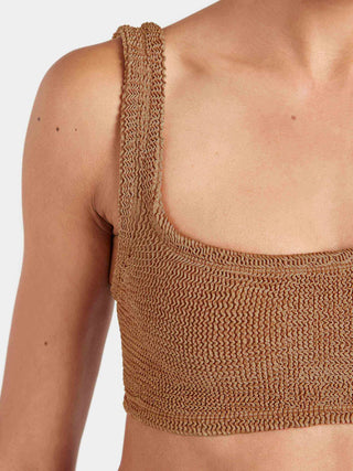 Hunza G Xandra Bikini, Metallic Cocoa