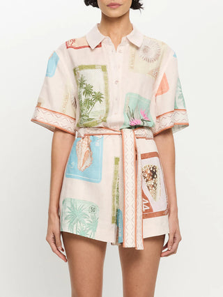Kivari Coastline Playsuit, Coastline