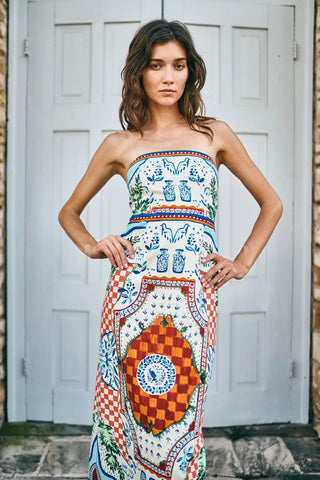 Hunter Bell Yvette Dress, Sundance Tile