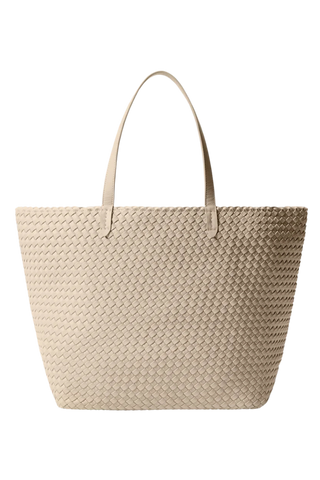 Naghedi Jetsetter Large Tote, Ecru