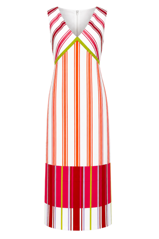 Anna Cate Delia Midi, Bright Stripe