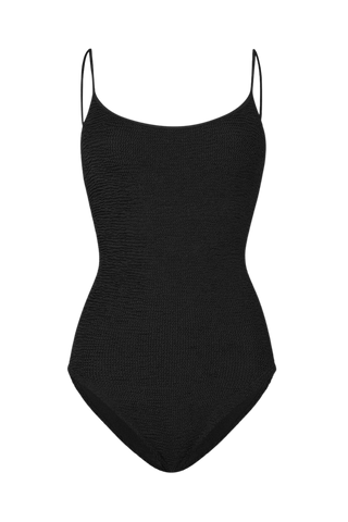 Hunza G Coverage Pamela Swimsuit, Black