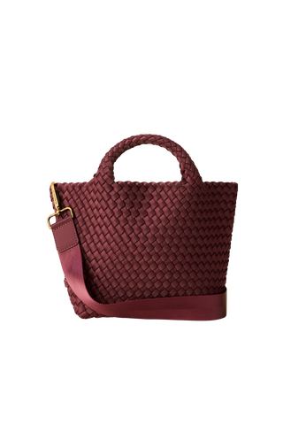 Naghedi St. Barths Small Tote, Bordeaux