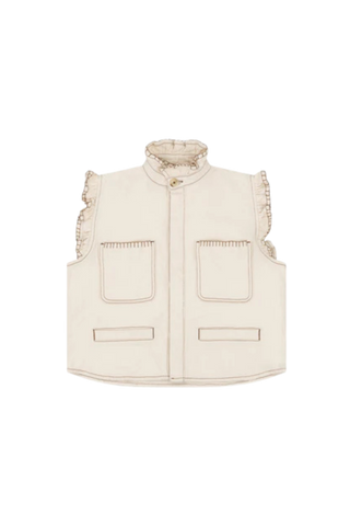Seventy + Mochi Pablo Vest, Ecru