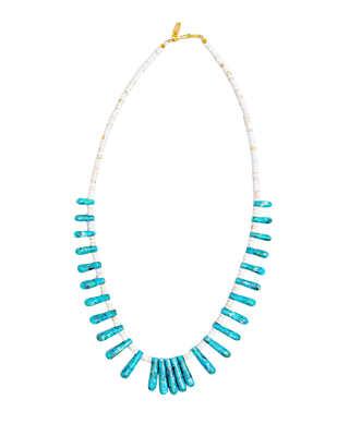 Gather Goods Turquoise Graduated Necklace