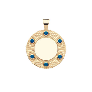 Jane Win FOREVER Around The Sun Drawn Link Necklace, Lapis