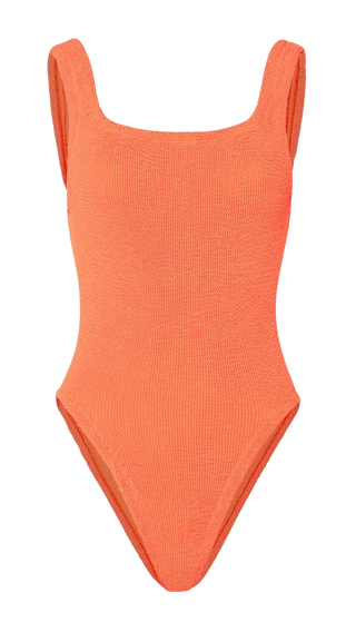 Hunza G Square Neck Swimsuit, Orange
