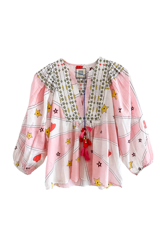 Bell Macey Top, Red Heart