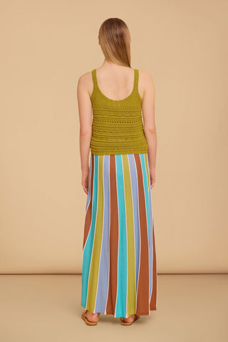 Olivia by Livro Gerty Skirt, Multi Stripes