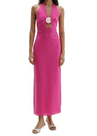 Cala de La Cruz Orly Dress, Hibiscus M Cala de La Cruz Orly Dress, Hibiscus M