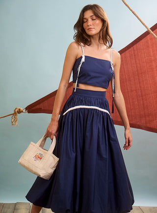Hunter Bell Allegra Skirt, Deep Sea