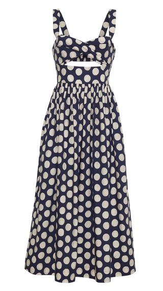 Cara Cara Clover Dress, Celeste Dot Navy