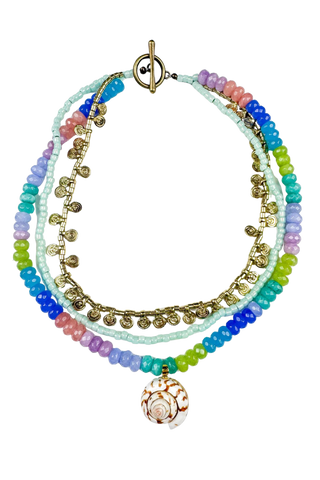 Twine & Twig Layered 18" Pendant Necklace, Dunmore