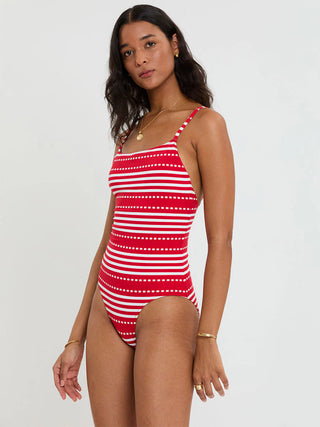 LemLem Elene One Piece Swimsuit, Eshe Red