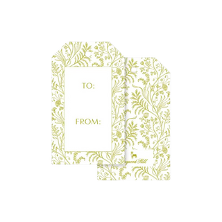 Dogwood Hill Gift Tags, Fern Chartreuse