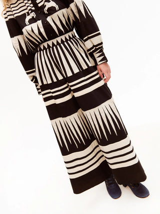 Carolina K Laris Skirt, Black Cream