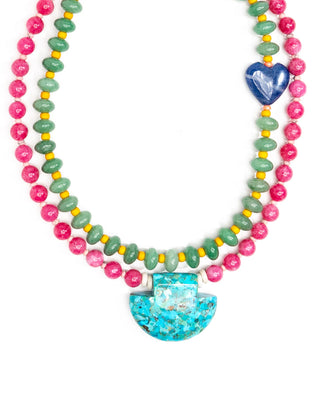 Gather Goods Turquoise Drop Necklace