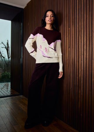 Cocoa Cashmere Story Jumper, Pearl