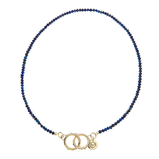 Jane Win Diamond Cut Lapis Lariat
